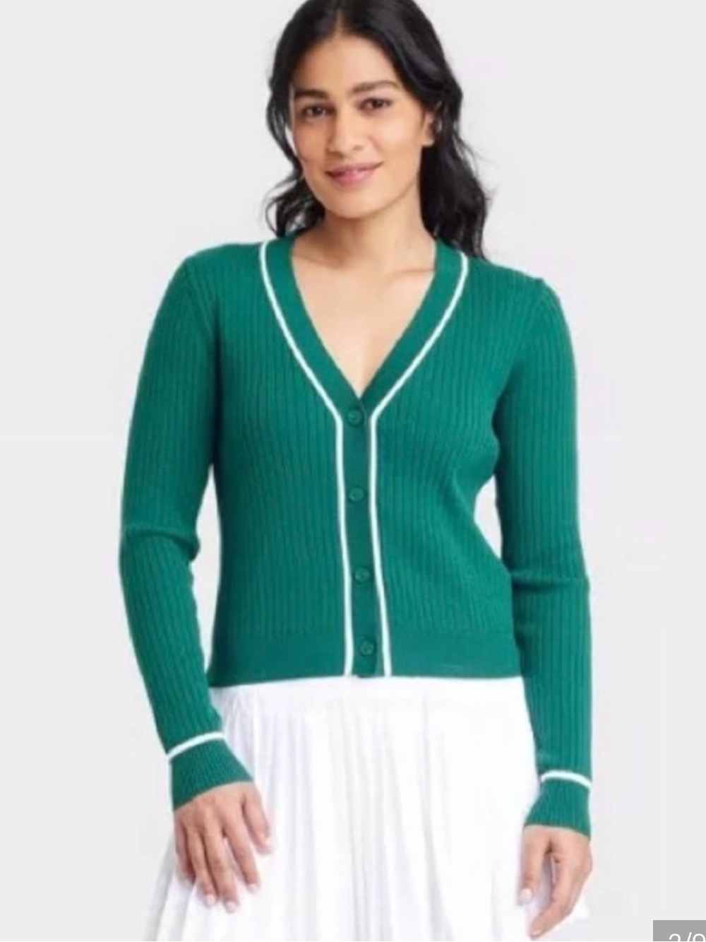 All In Motion Preppy Tennis Cardigan